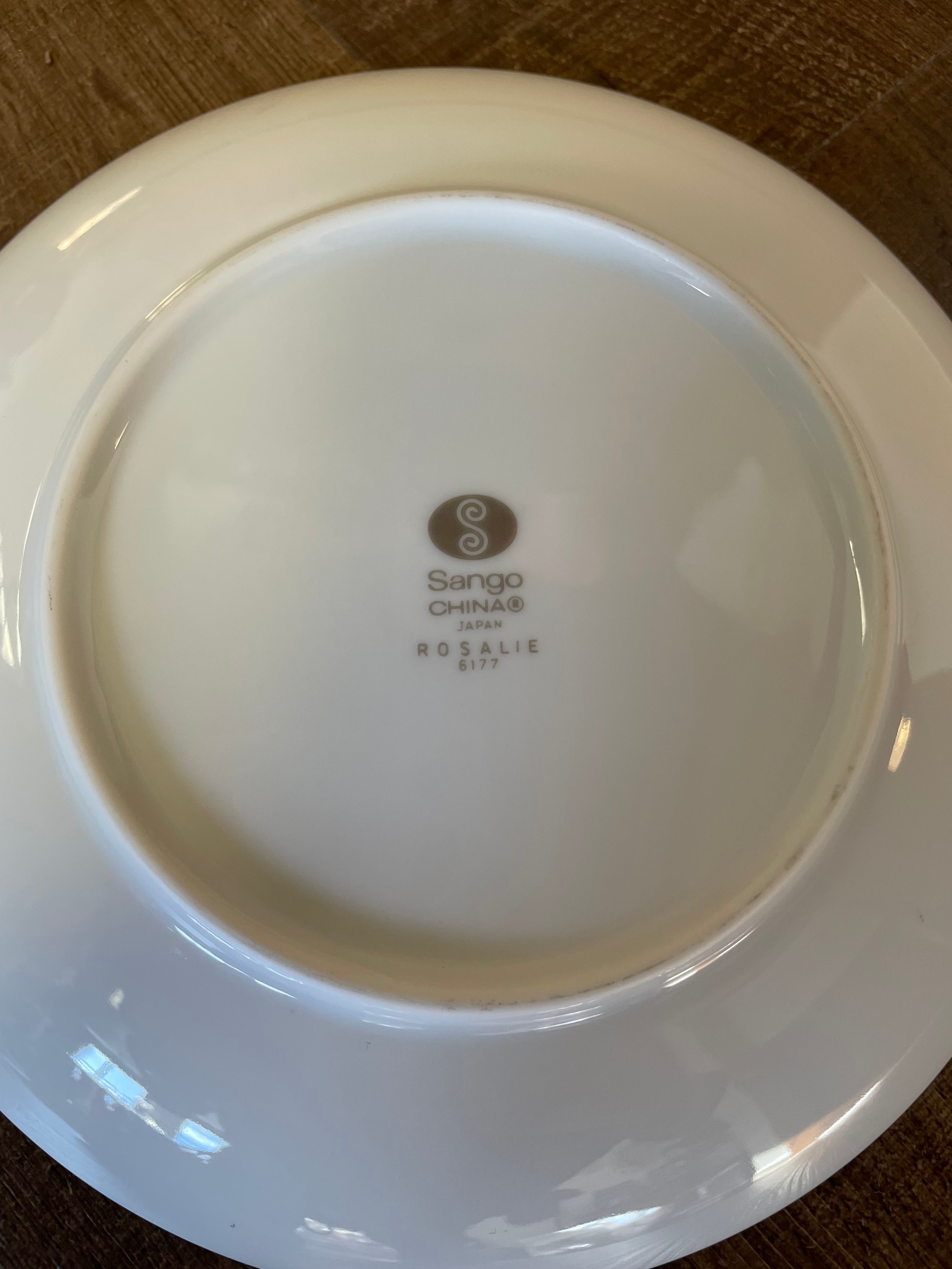 Sango China Rosalie 7.5" Appetizer/Dessert Plate