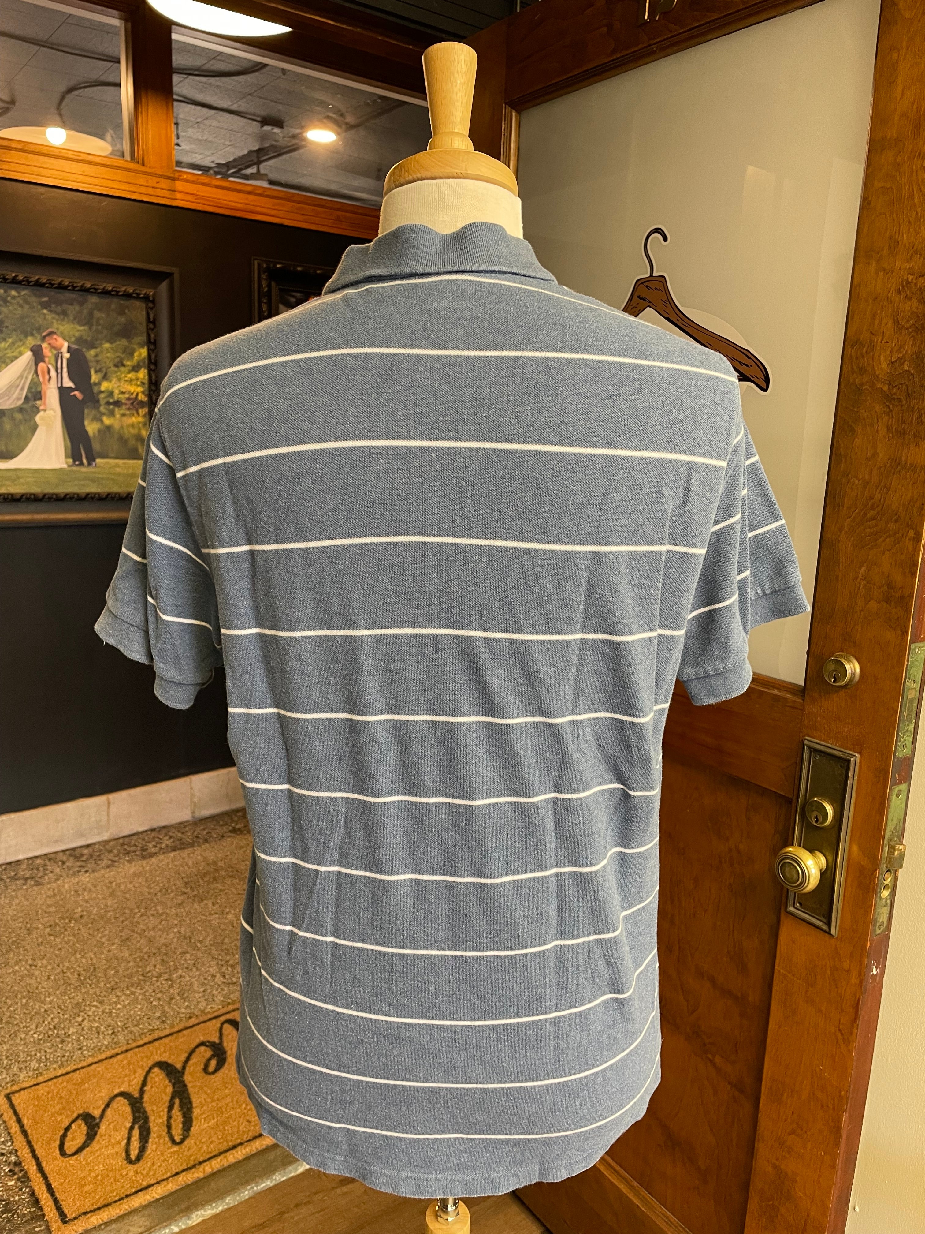 Eddie Bauer Striped Men's Polo (M)