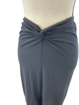 Reformation Rylan Black Twist Front Maxi Skirt (S) - BinxBerry Consignment
