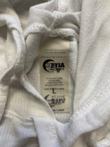 Zyia Active Cropped Sleeveless Drawstring Hoodie (L)