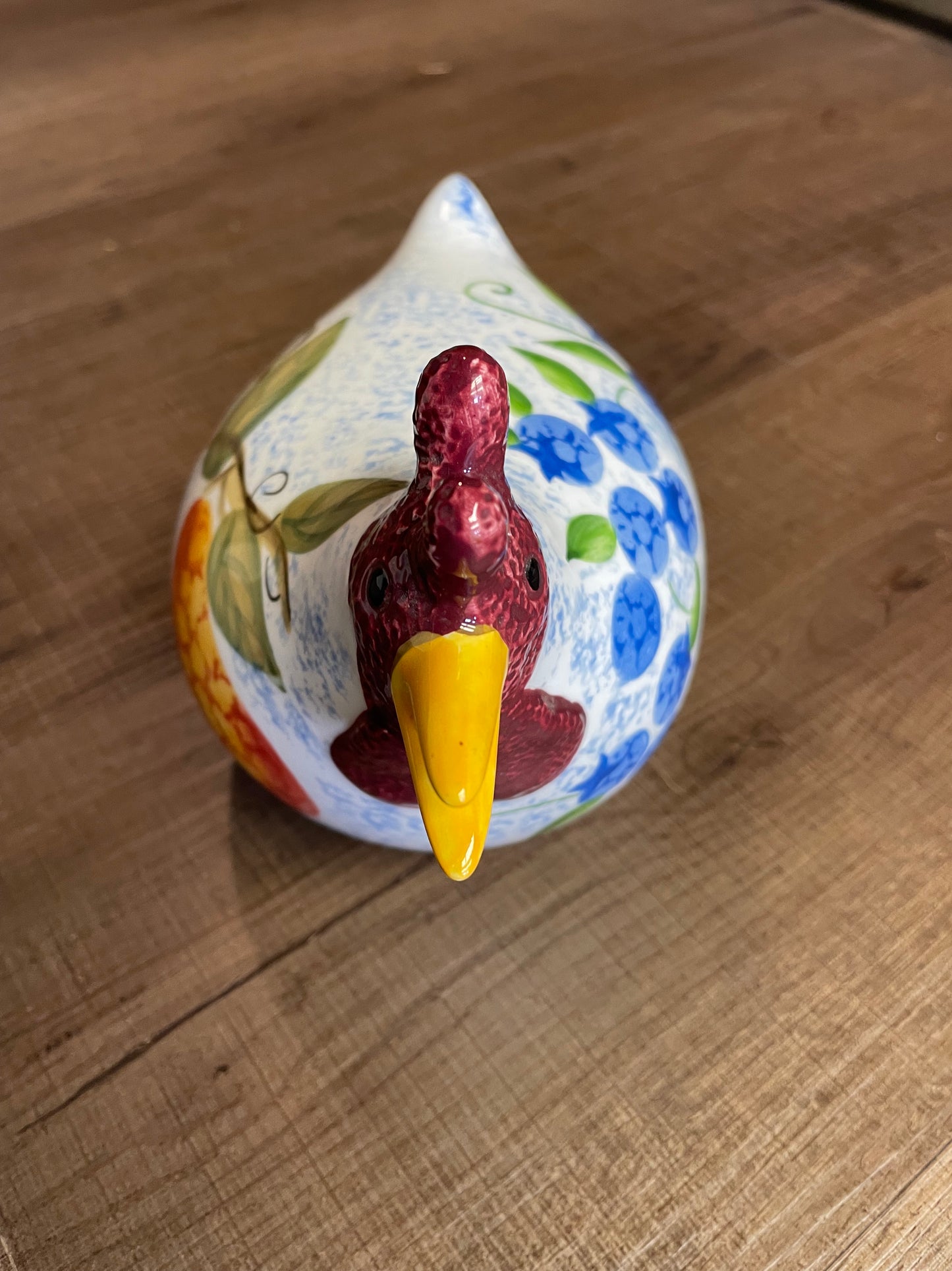 Vintage CBK LTD 2002 Ceramic Hand Painted Chicken