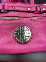 Pink Leather Crossbody