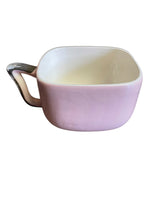 VTG California Pottery Weil Ware 1940s Bambu Pink Teacups (set of 4)