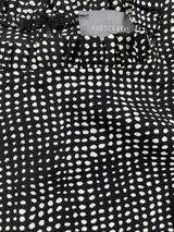 Hudson Gray Polka Dot Print Ruffle Sleeve Blouse (S)