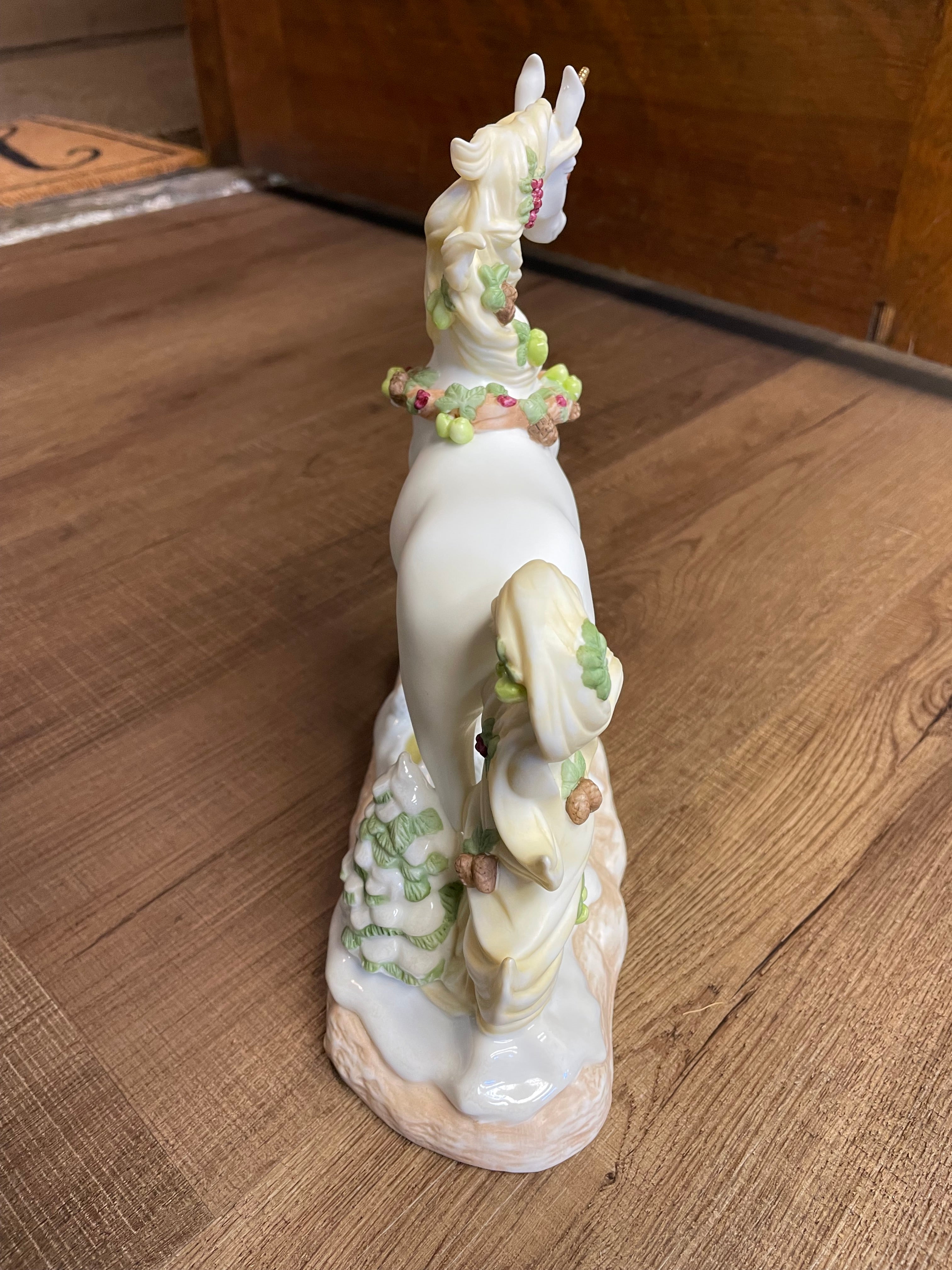 Princeton Gallery "Yuletide Bliss" Porcelain Unicorn