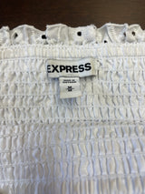 Express Bell Sleeved Lace Bandeau Top (M)