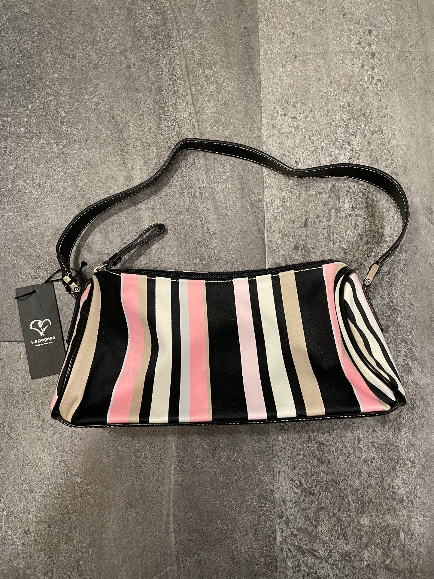 La Pagayo Striped Handbag