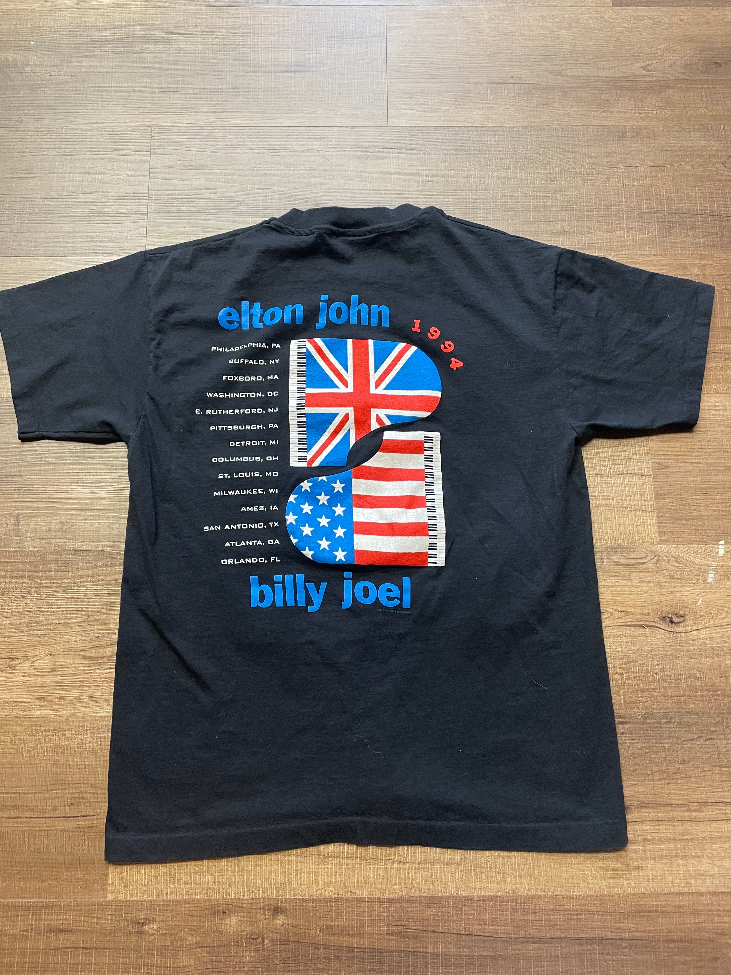 Vintage Elton John Billy Joel 1994 Tour Shirt (XL)