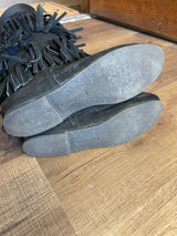 Minnetonka Women's 3 Layer Suede Fringe Boots (9) - BinxBerry Consignment