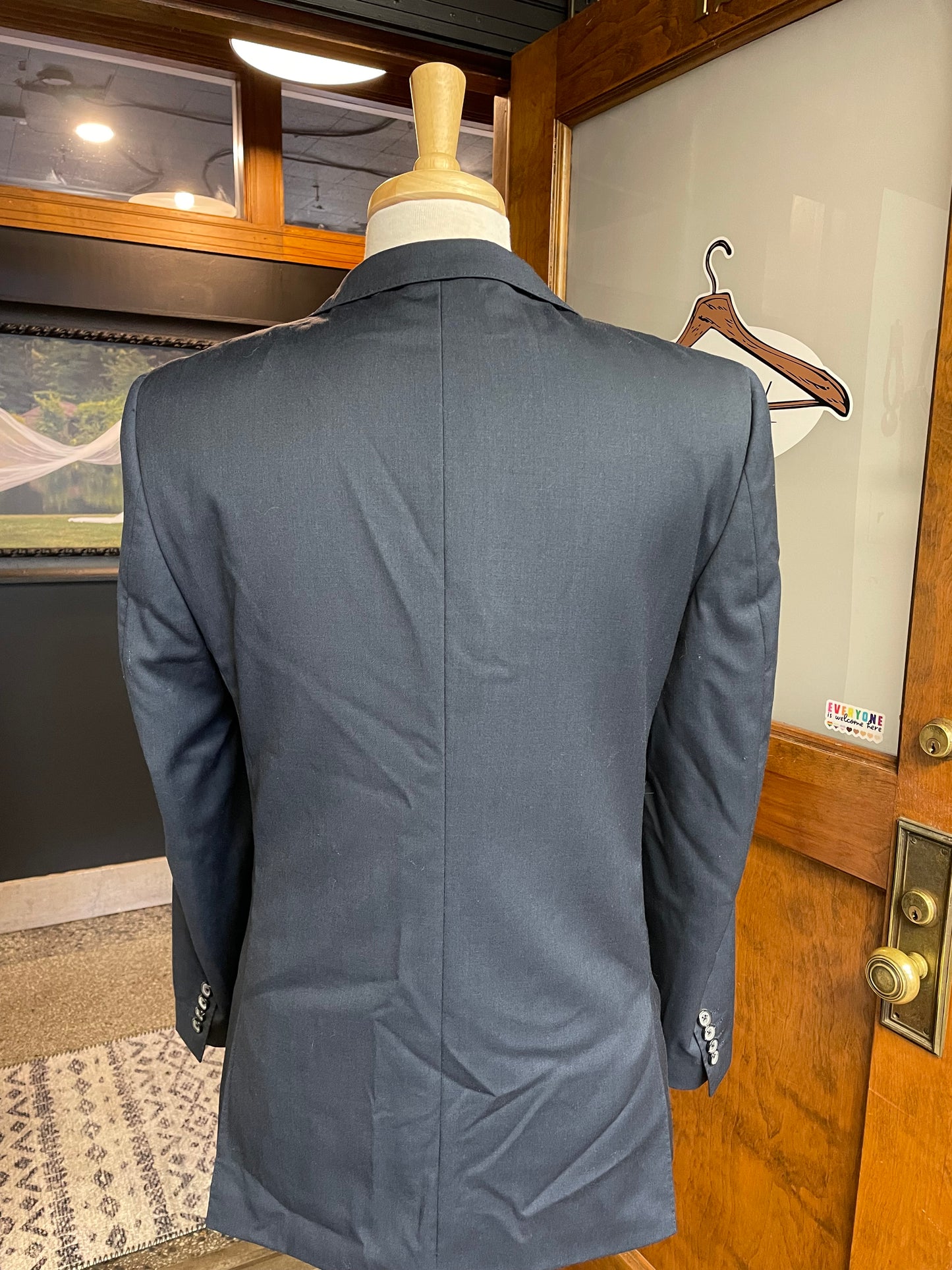 Cosani Men's 100% Wool Tailored Suit Coat (38R)