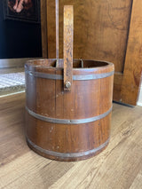Vintage Basketville Putney Vermont Handled 14" Tall Bucket