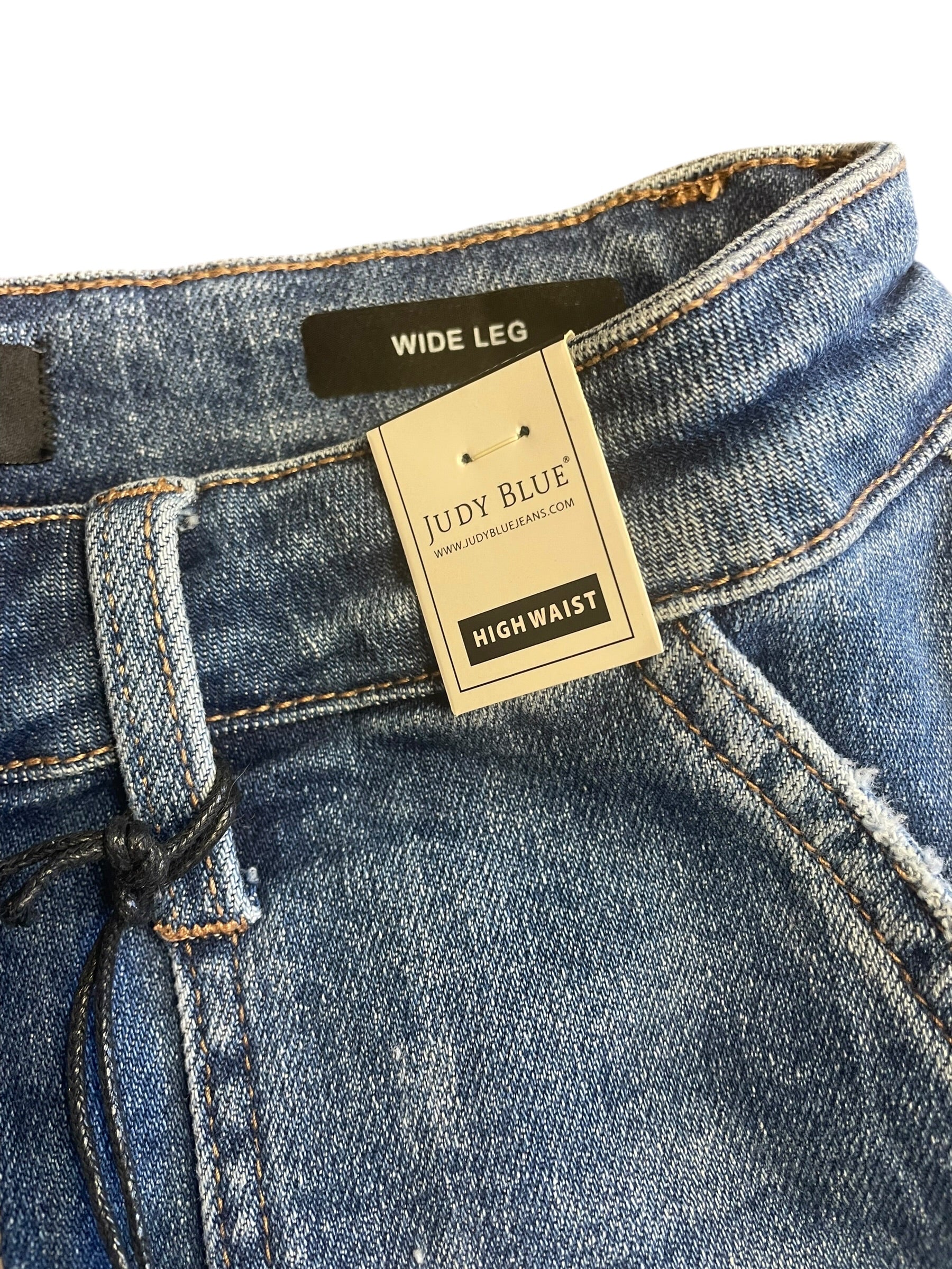 Judy Blue NWT Handy Dandy Cargo Wide Leg Jeans (7)