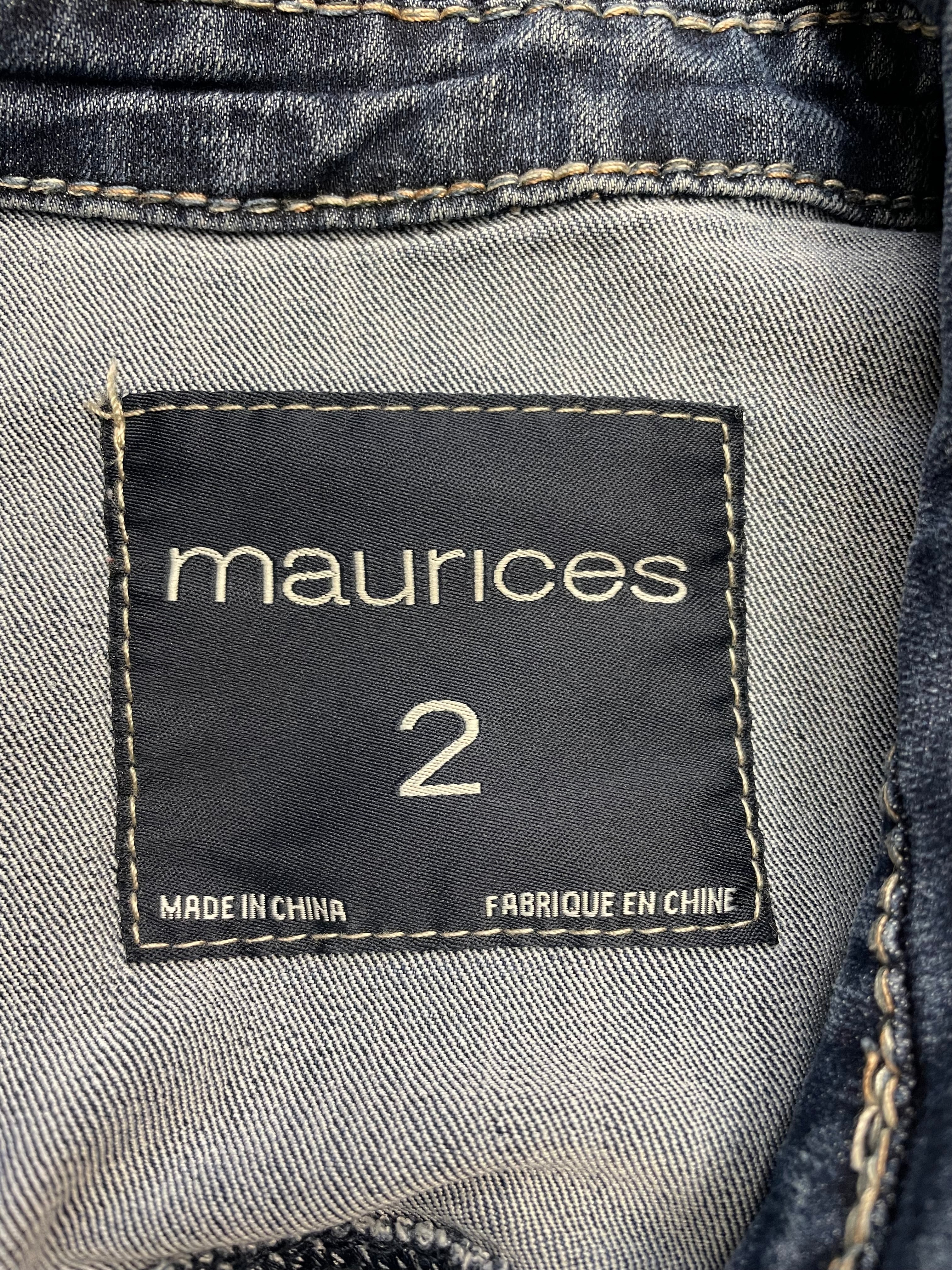 Maurices Plus Size Sleeveless Denim Vest (2)