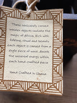 Wood Basket Handcrafted in Ghana