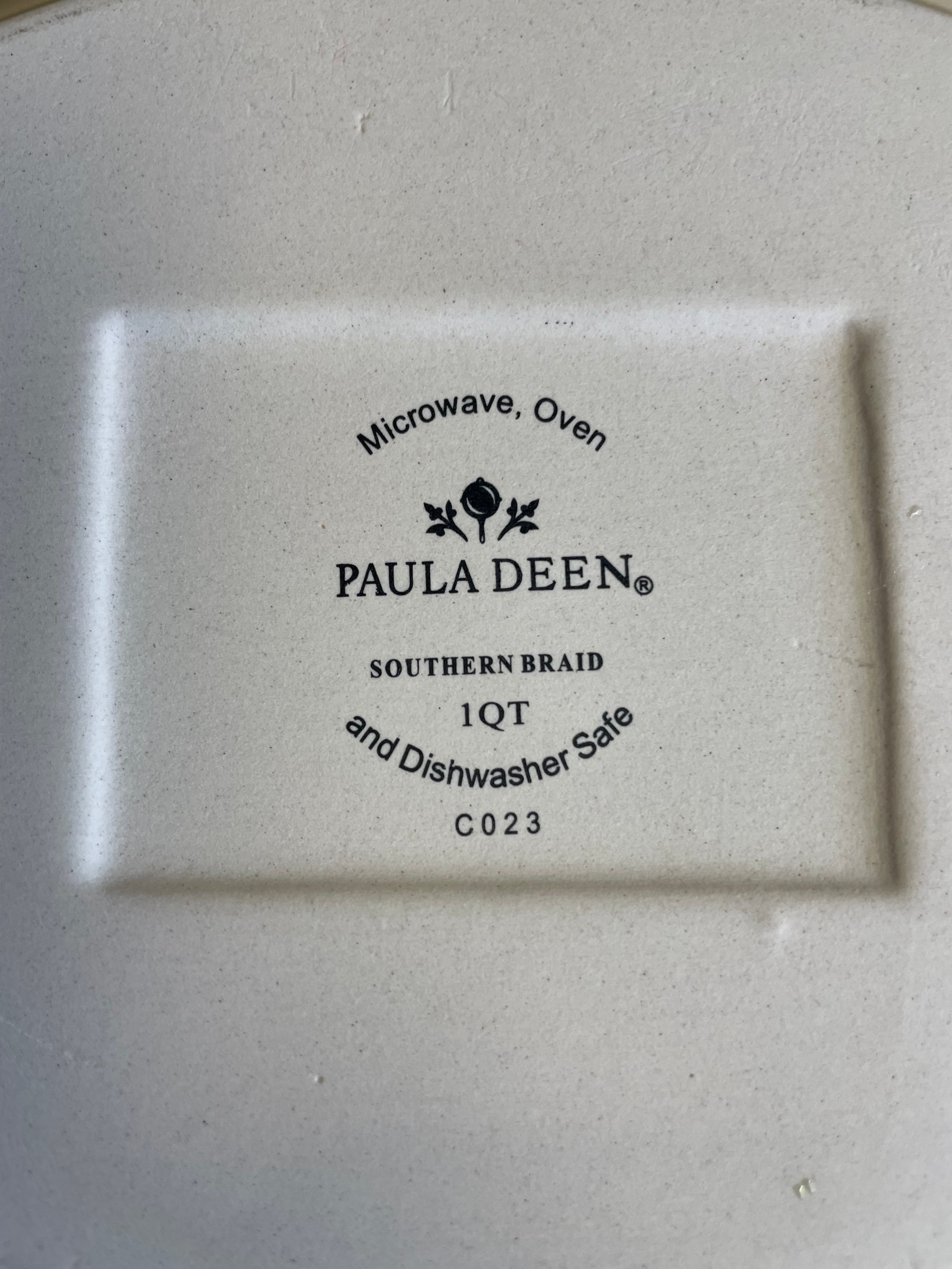 Paula Deen Southern Braid 1Qt Casserole