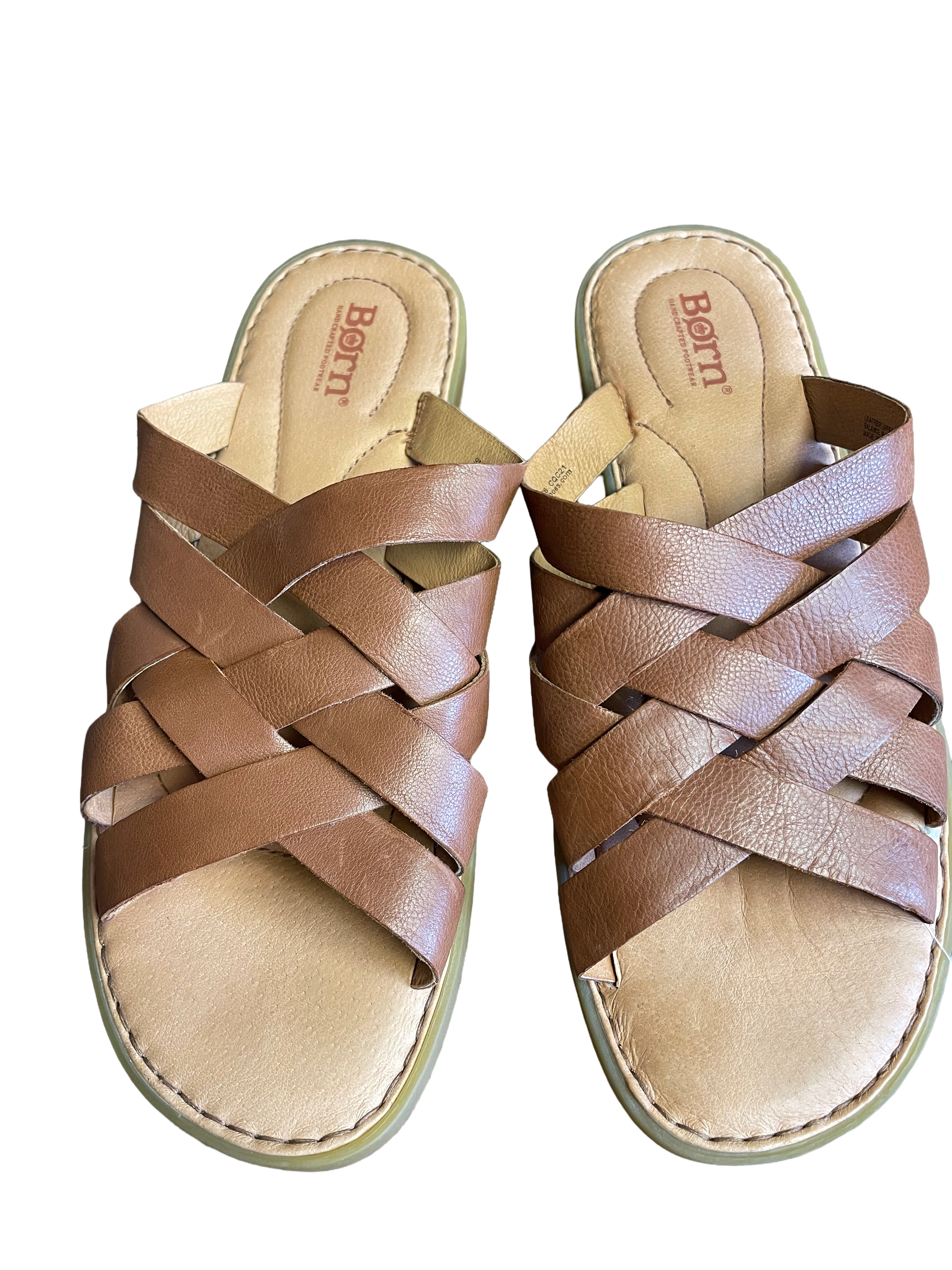 Born Women's Isle Woven Slide Sandal (9M)