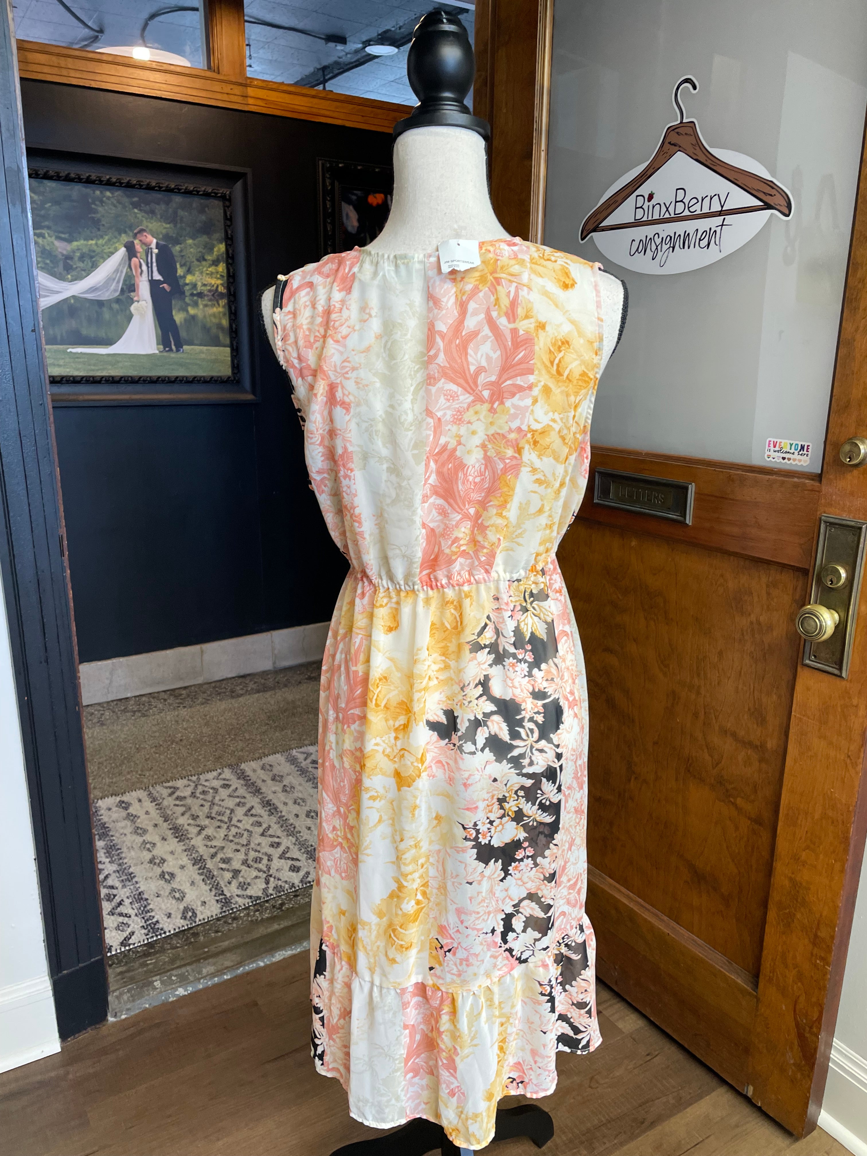 Est 1946 Sleeveless Tie Waist Coverup (L)