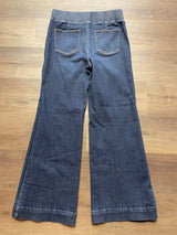 Talbots Flare Leg Pull-On Travel Jean (M)