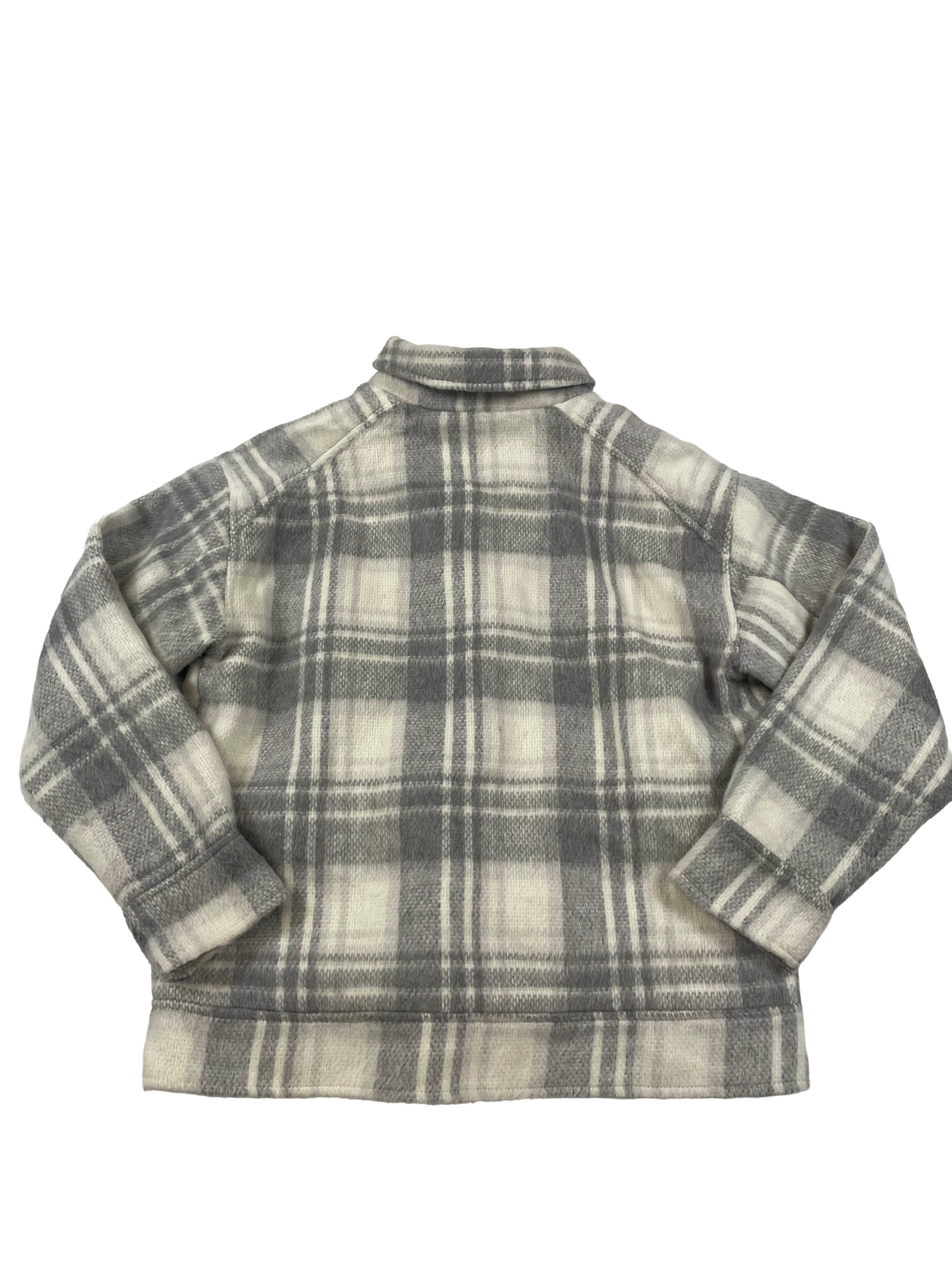 Maurices Grey Toned Plaid Women's Shacket (S) - BinxBerry Consignment