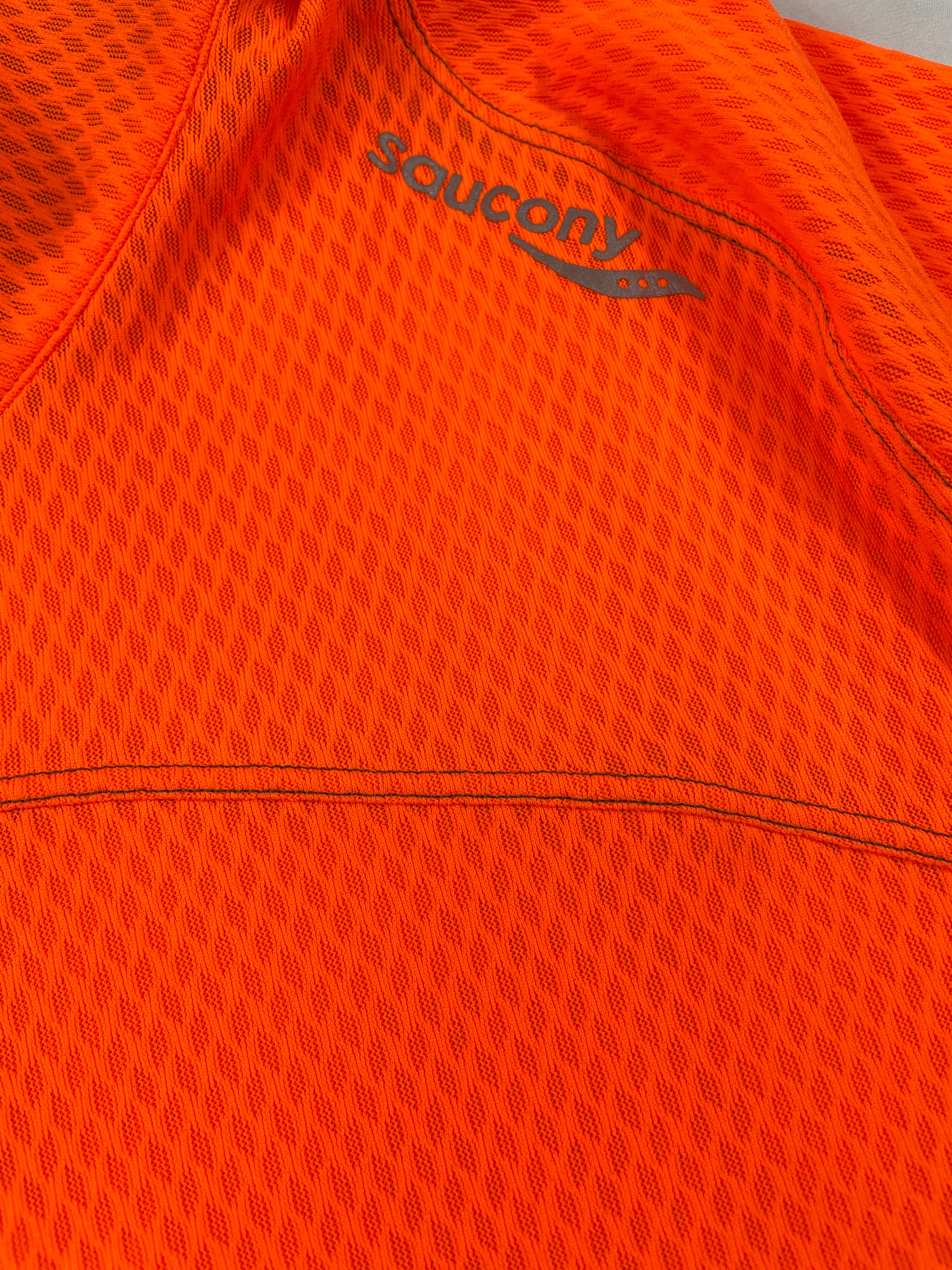 Saucony Men's ViZi Pro Mesh Quarter Zip (M) - BinxBerry Consignment
