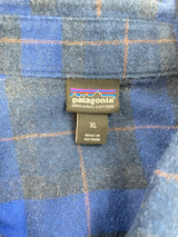 Patagonia Women's Flannel Shirt Blue (XL)