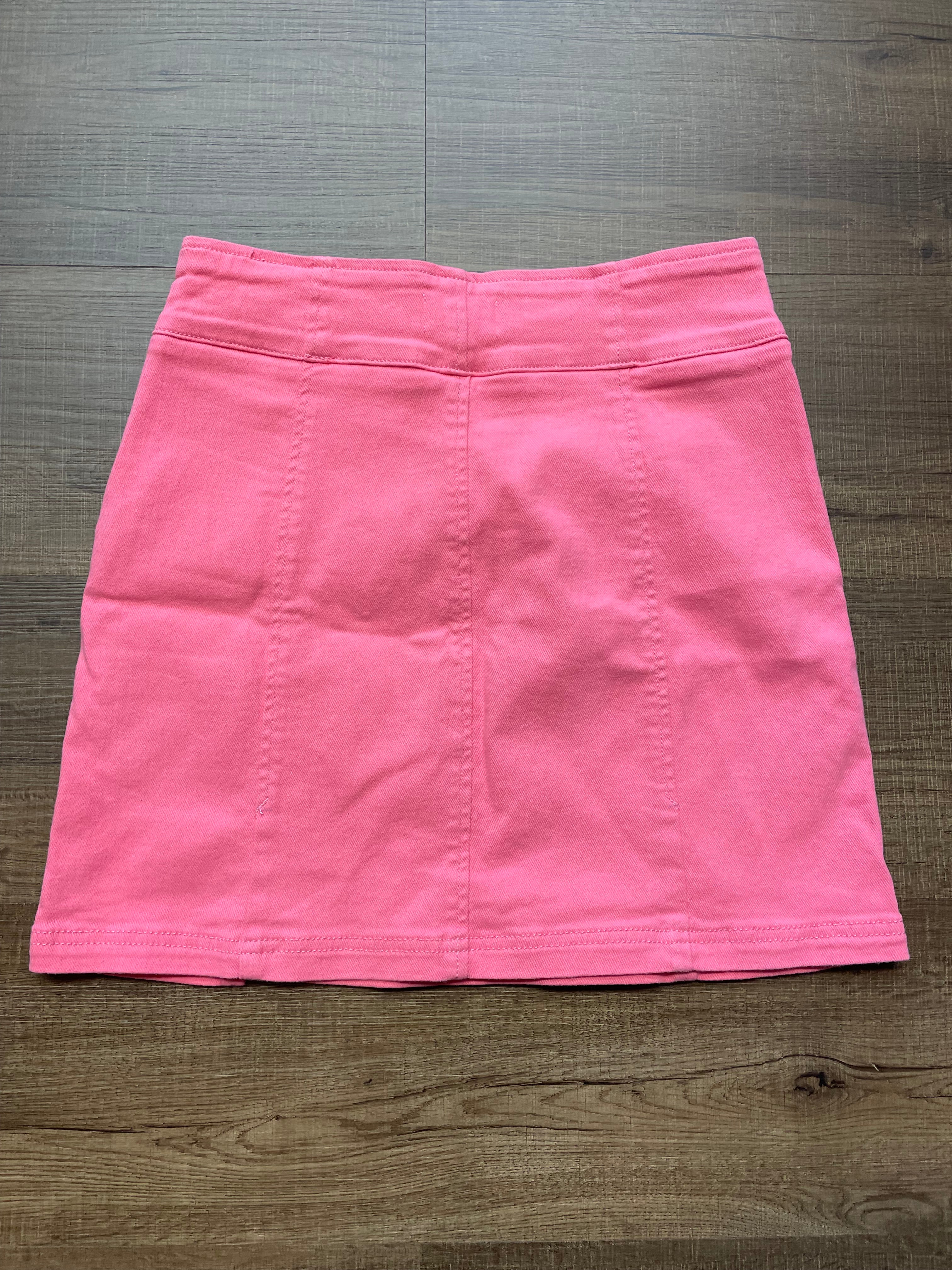 Pink Lily Stretch Denim Skirt (M)