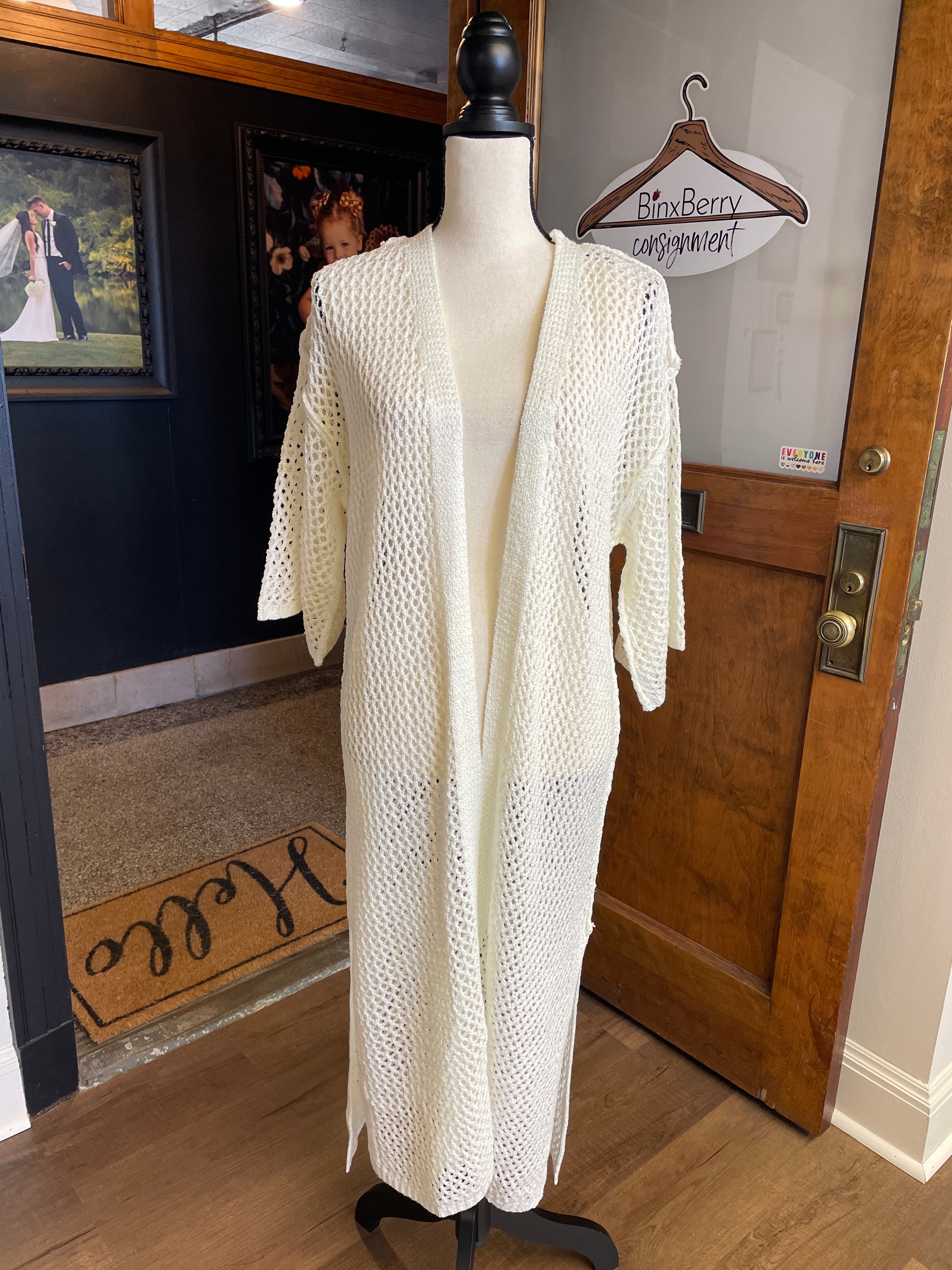 POL NWT Catching Rays Open Knit Cardigan (S)