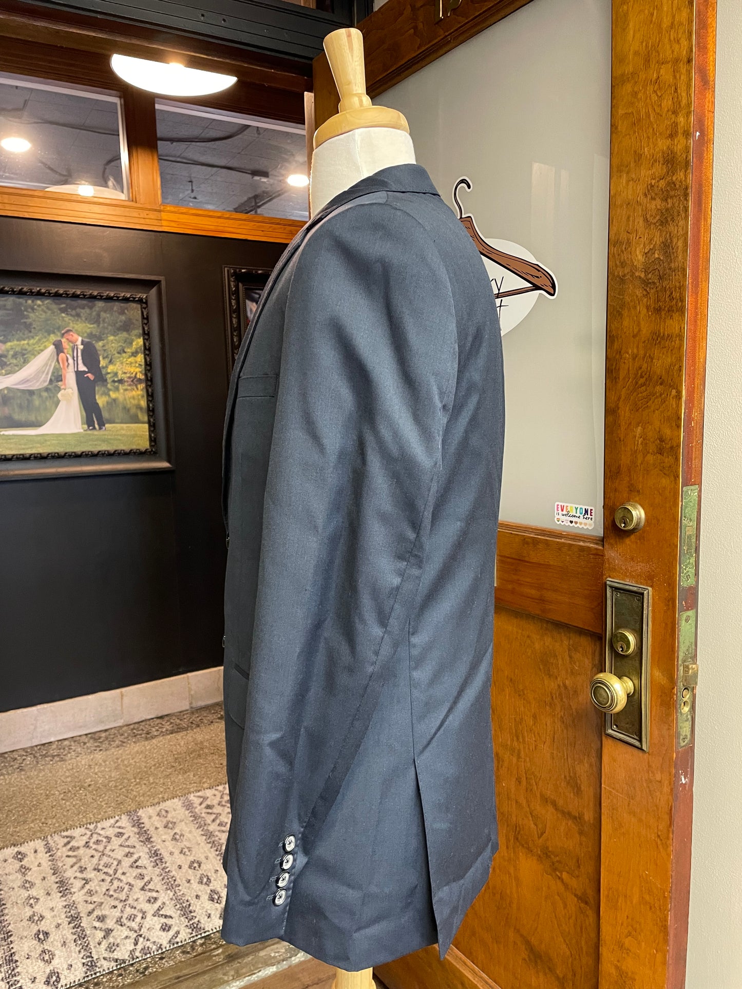 Cosani Men's 100% Wool Tailored Suit Coat (38R)