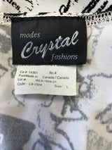 Modes Crystal Fashions Graphic Sleeveless Top (L)