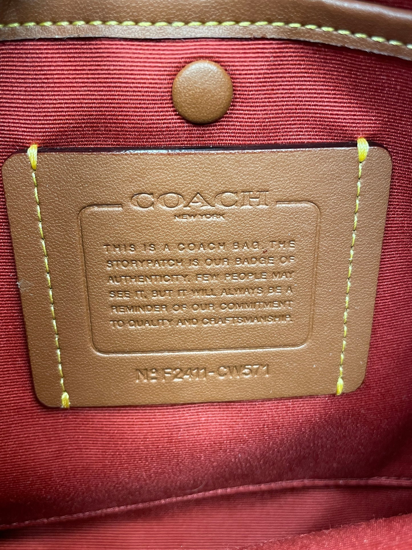 Coach Legacy Zip Top Crossbody Bag
