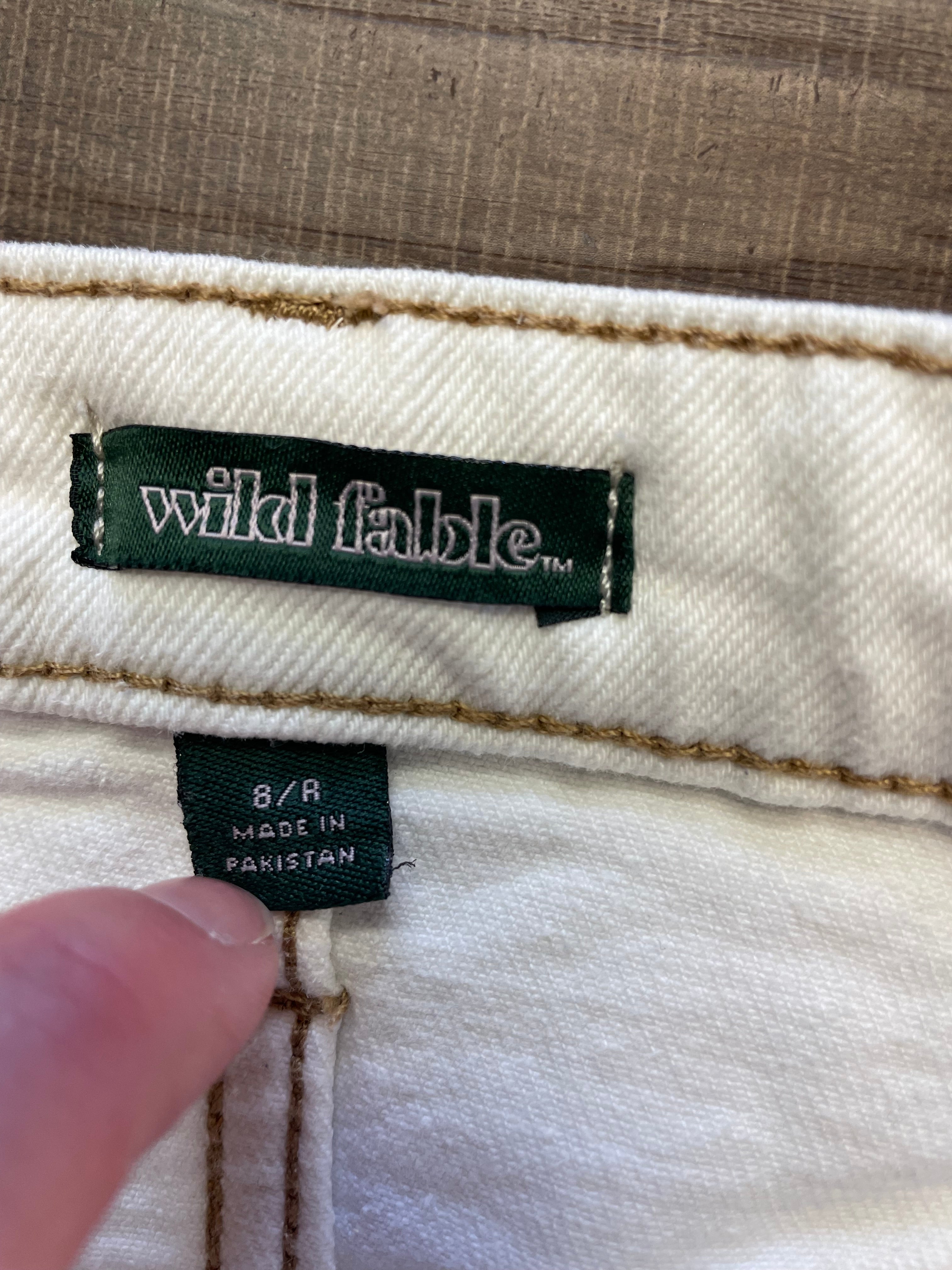 Wild Fable High-Rise Rolled Cuff Jean Shorts (8) - BinxBerry Consignment