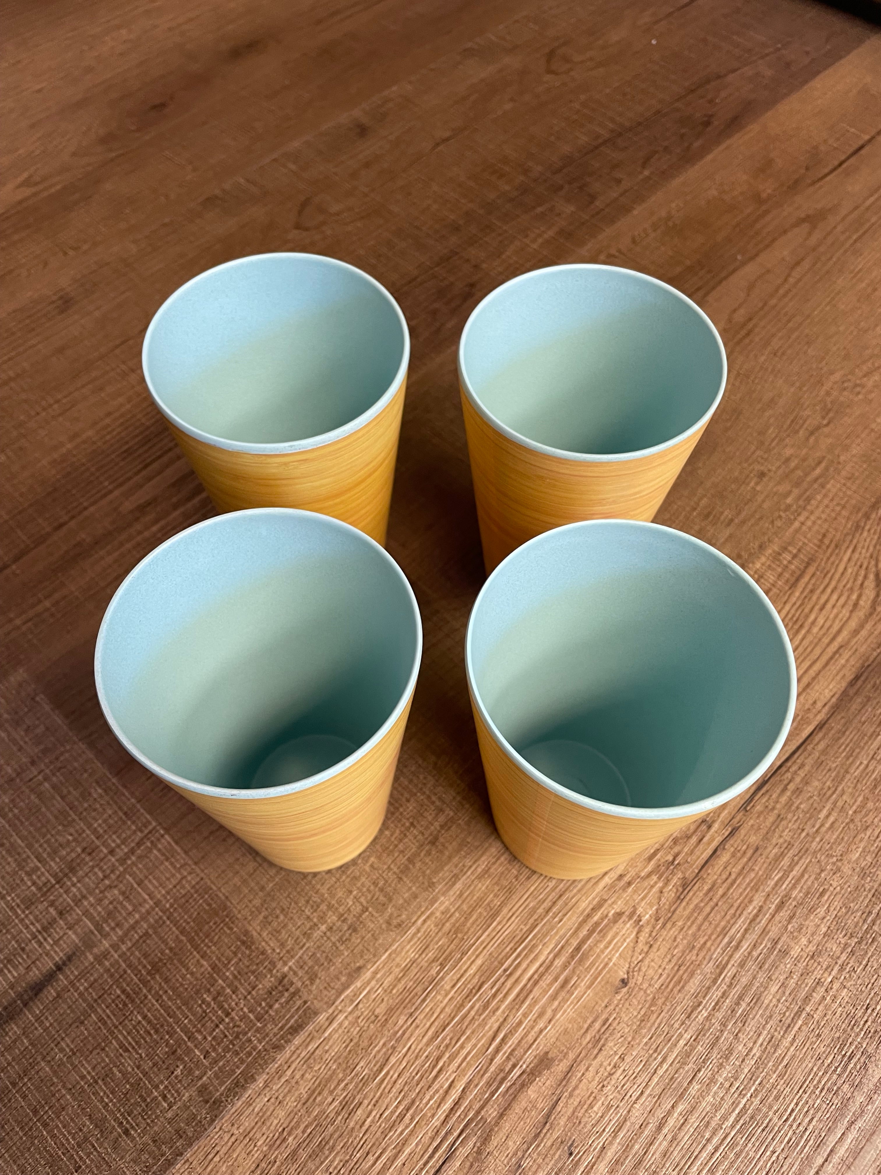 Set of 4 Plastic 16oz Cups
