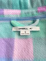 O'Neill Colleen Plaid Cropped Sherpa Jacket (S)