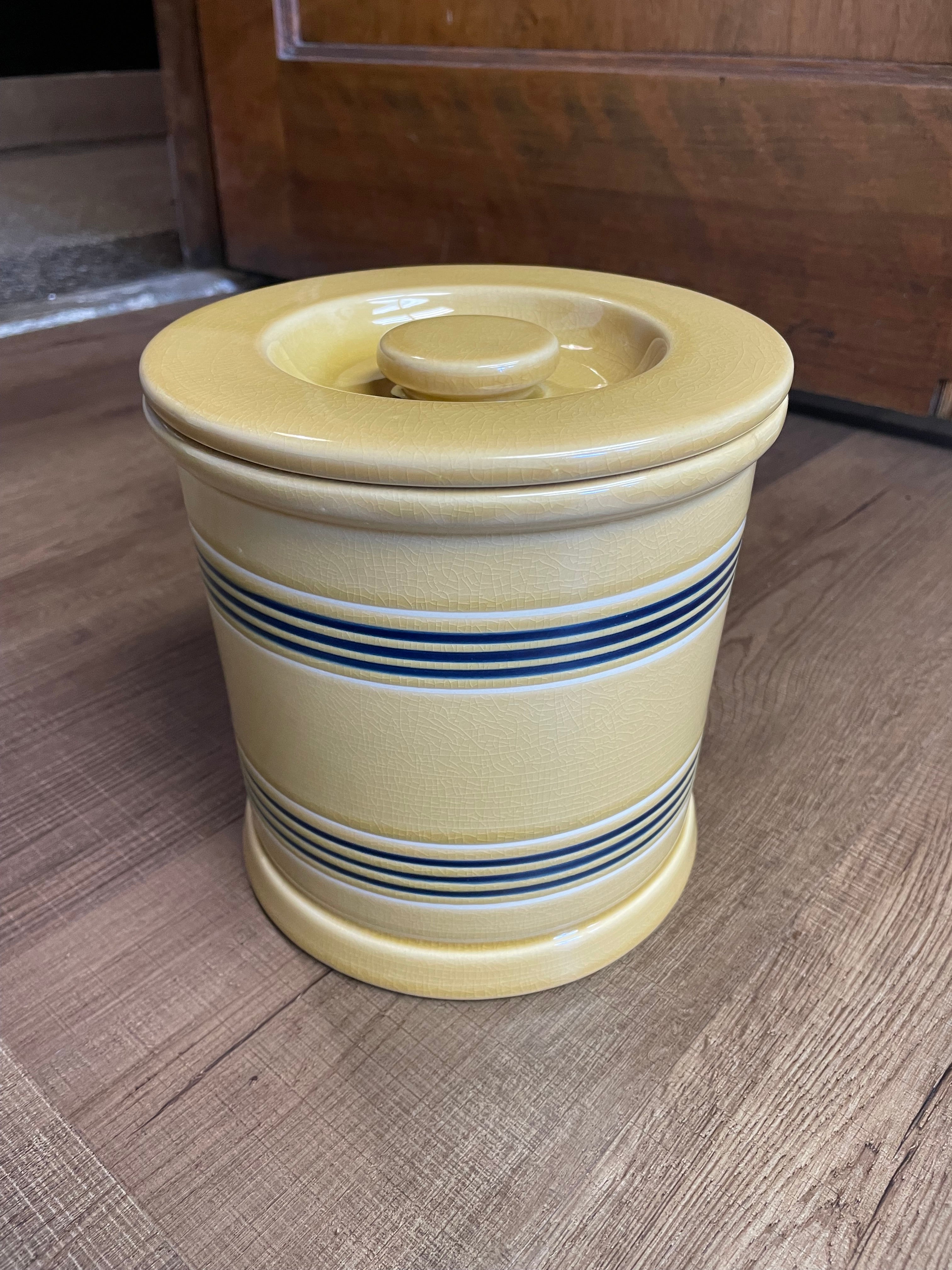Vintage Yellow Ware Collection 7.25" Canister