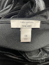 Cara Santana x Nine West Velour Shift Dress (1X)