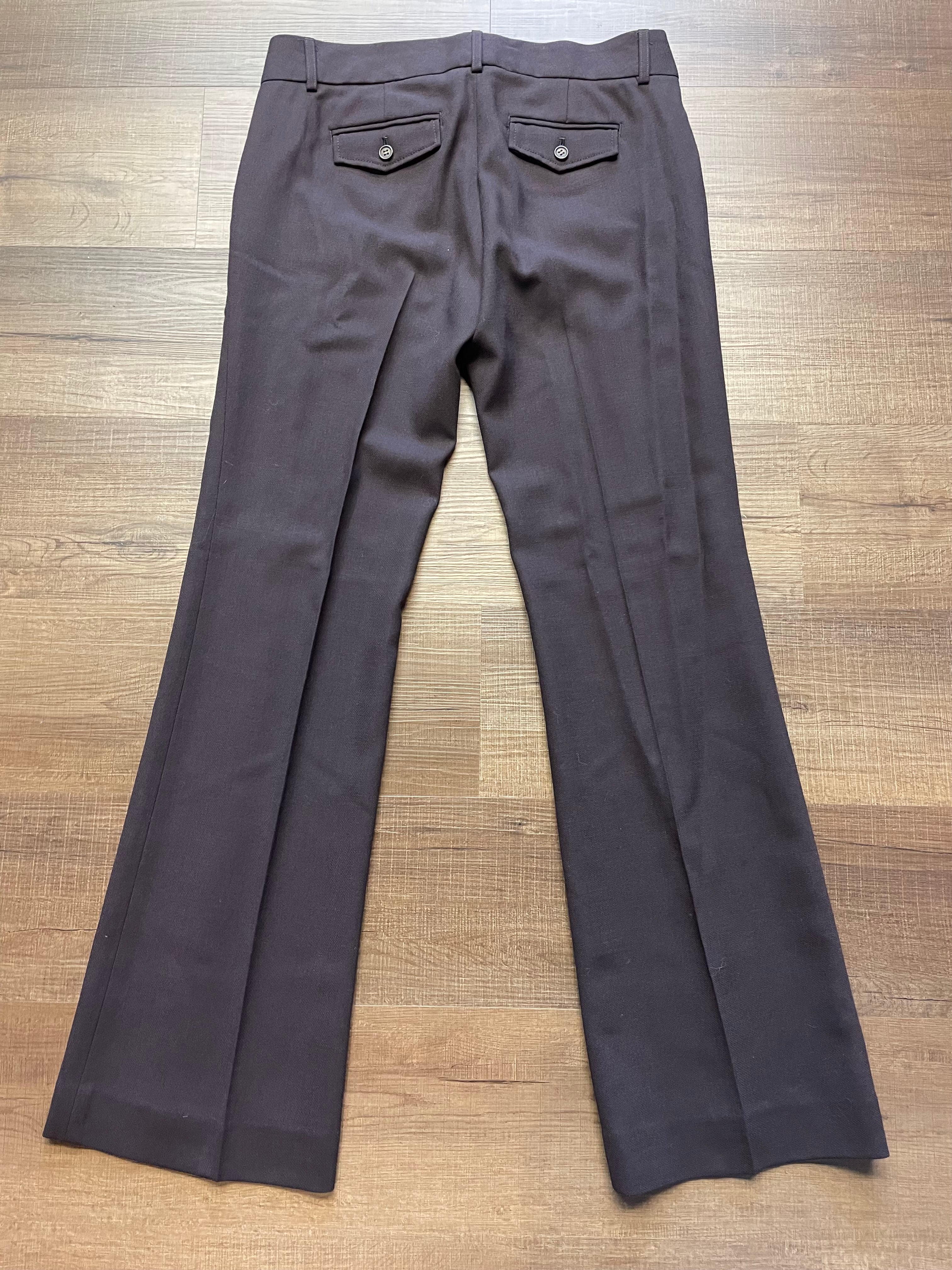 J. Crew 100% Wool Women's City Fit Trousers (8 Tall)
