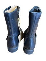 Born Women's Mid-Calf Leather Motorcycle Boot F51103 (6.5)