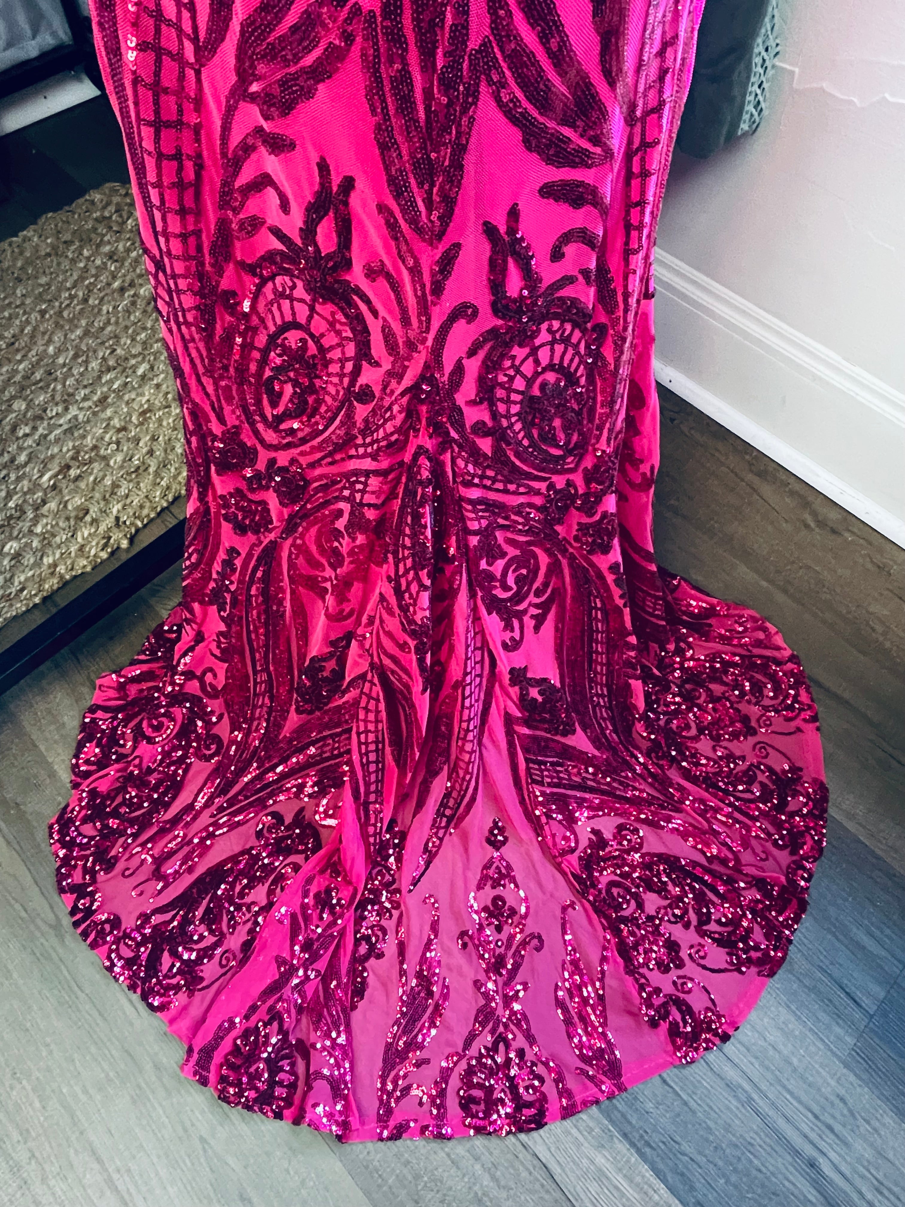 Windsor Pink Sequined Dress (XS)