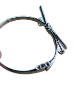Kate Spade Silver Skinny Mini Bow Bangle