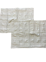 Fieldcrest Luxury Queen Quilt & Standard Shams Ivory