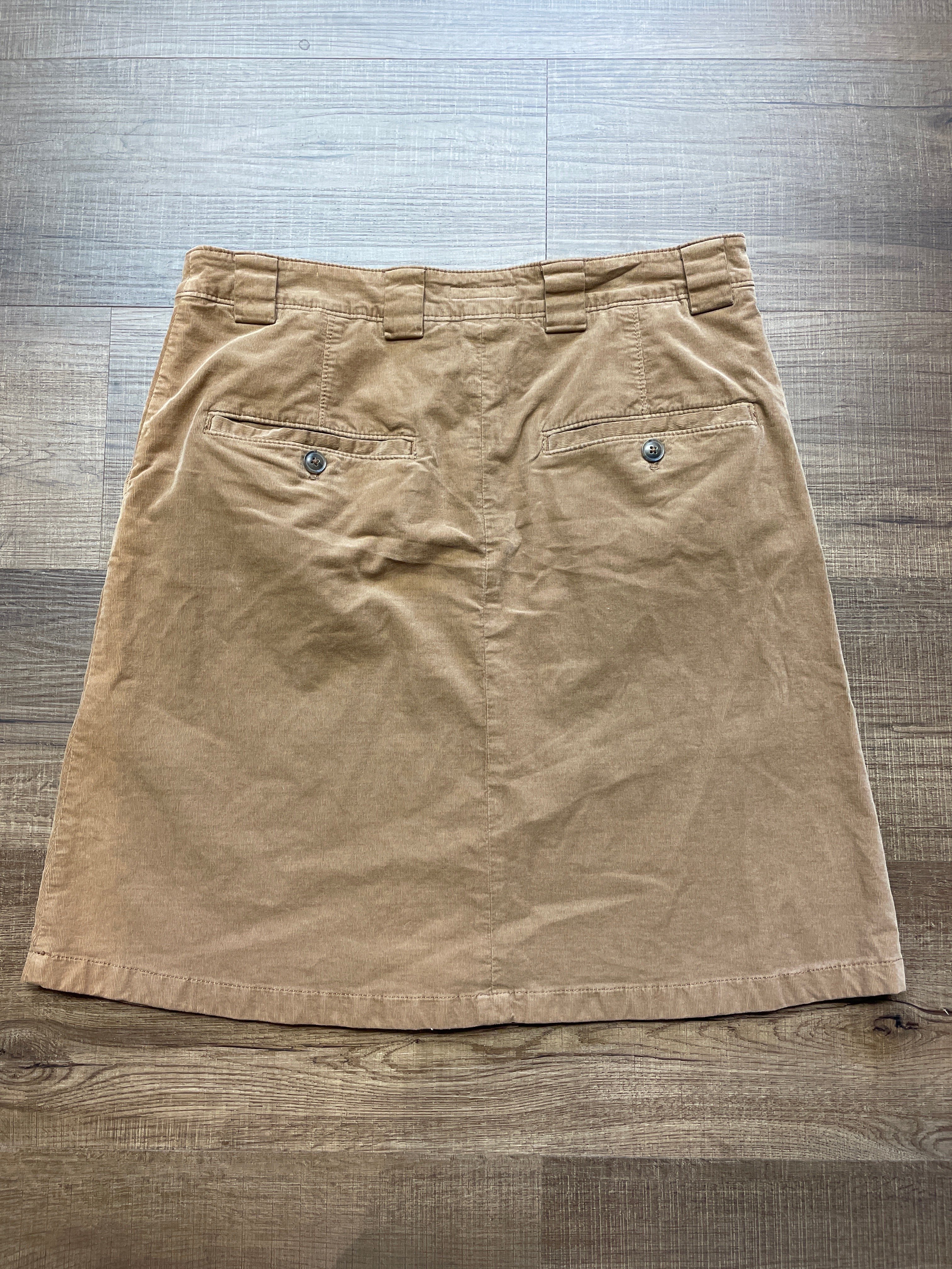 Marc O'Polo Flat Front Corduroy Skirt (36)