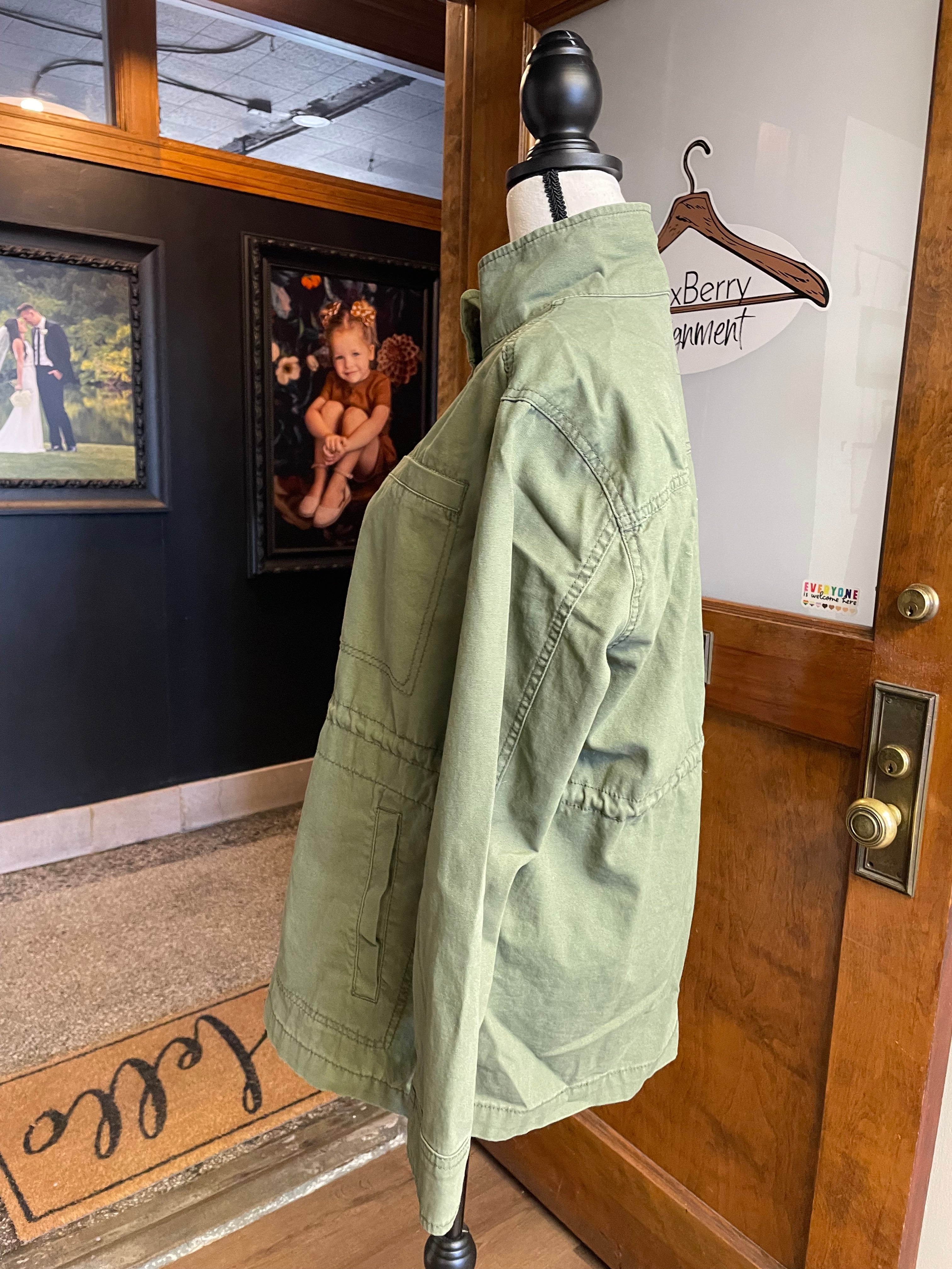 Old Navy Unlined Women's Cargo Jacket (M)