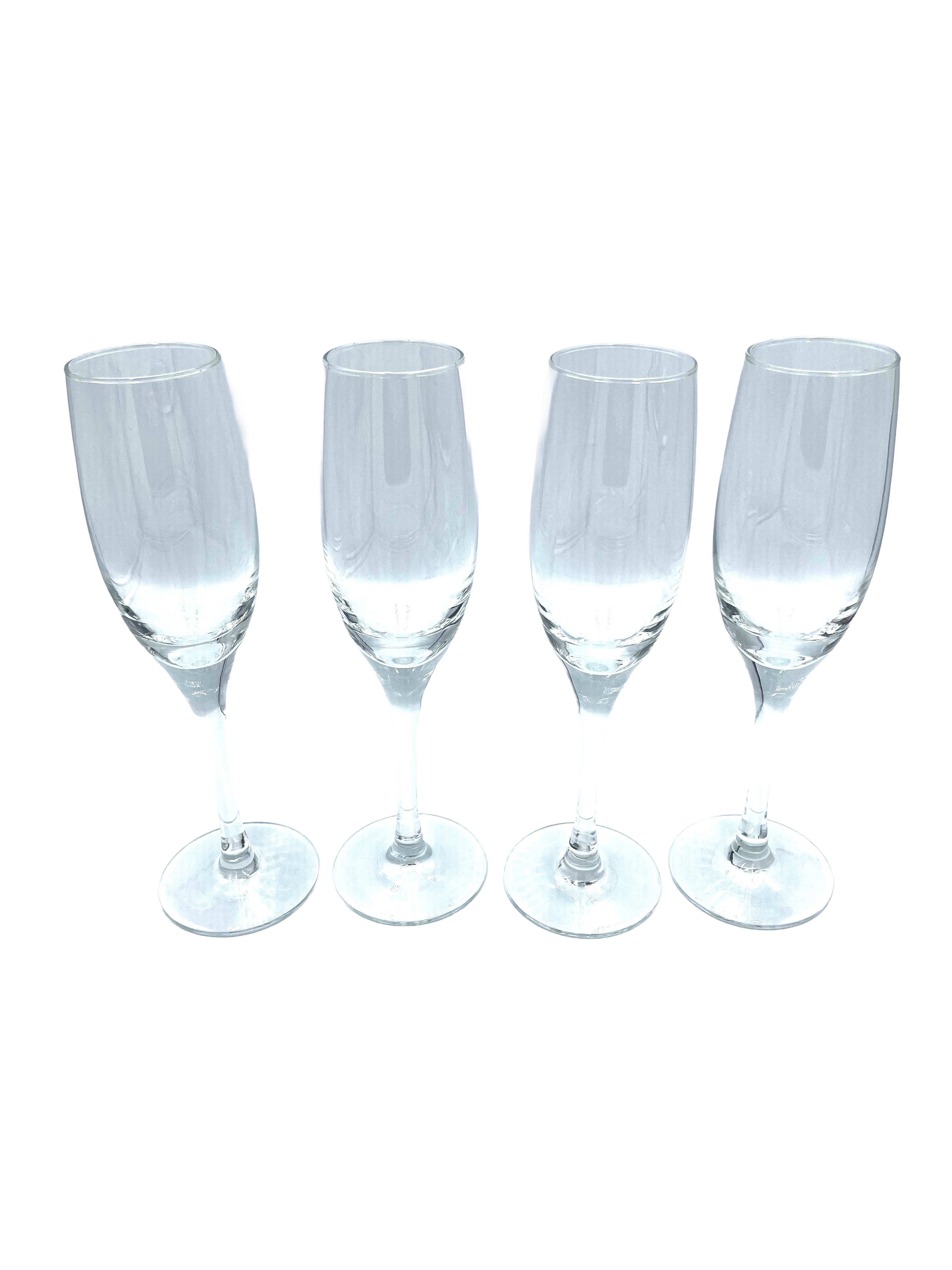 Stemmed 9" Champagne Flutes (set of 4)
