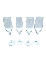 Stemmed 9" Champagne Flutes (set of 4)