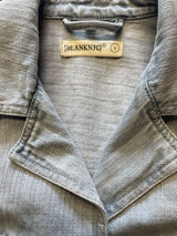 Blank NYC Women's Short Sleeved Cropped Jean Jacket (S)