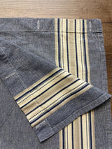 Park B. Smith Blue and Tan Shower Curtain