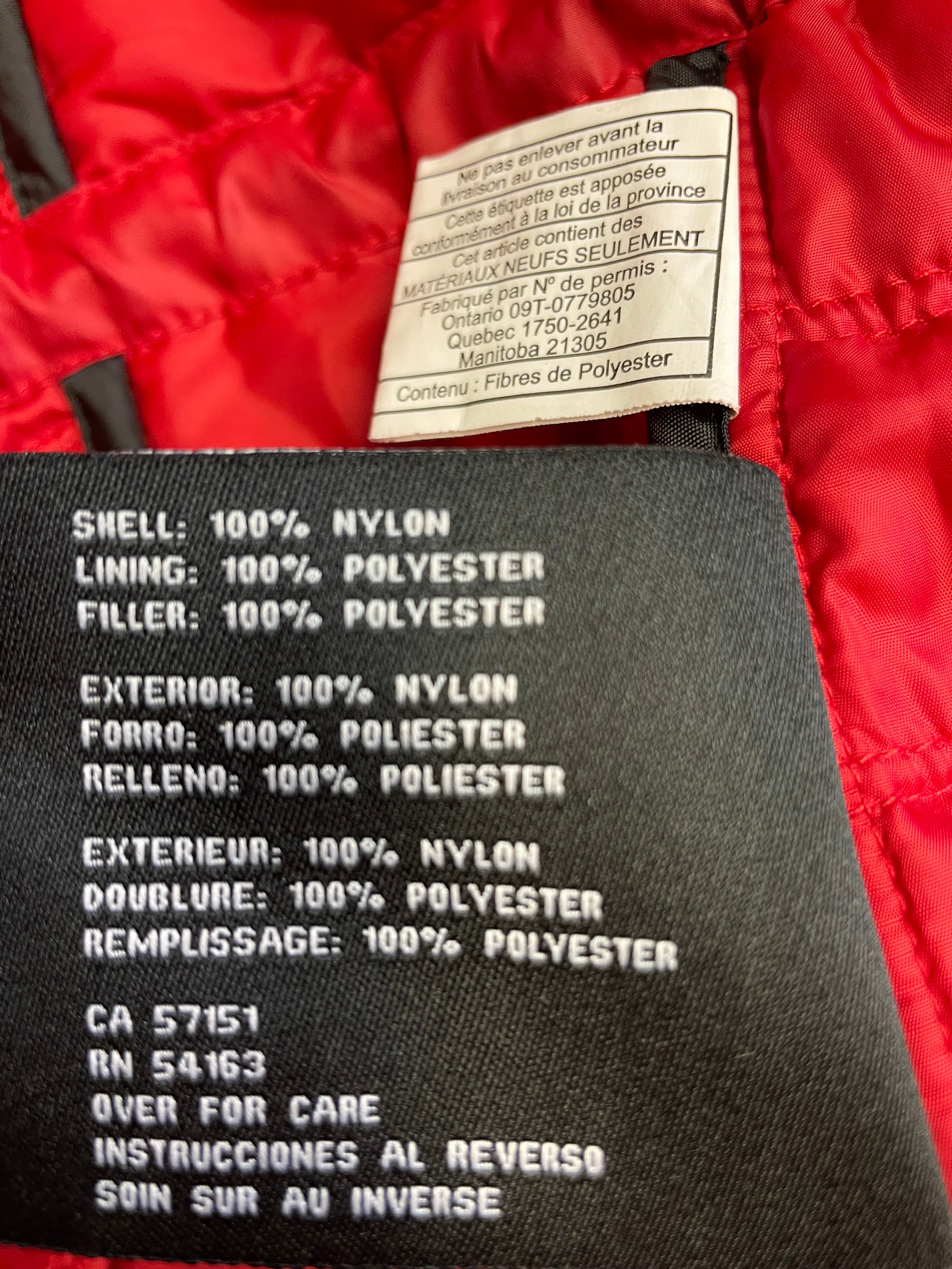 Guess Lightweight Red Puffer Coat (S)
