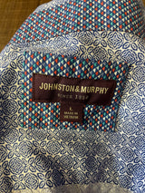 Johnston & Murphy Men's Short Sleeved Button Down (L)