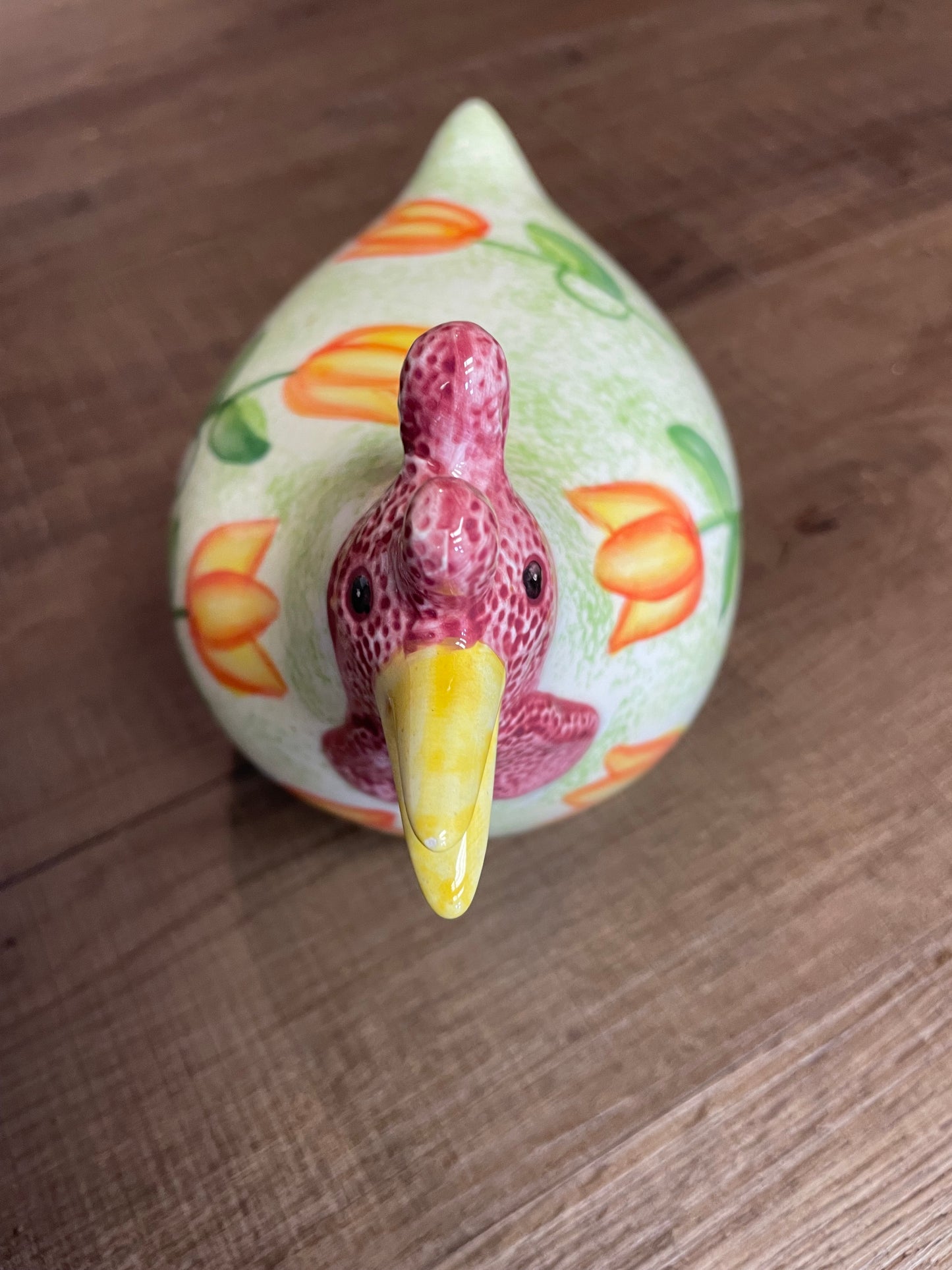 Vintage CBK LTD 1999 Ceramic Hand Painted Chicken