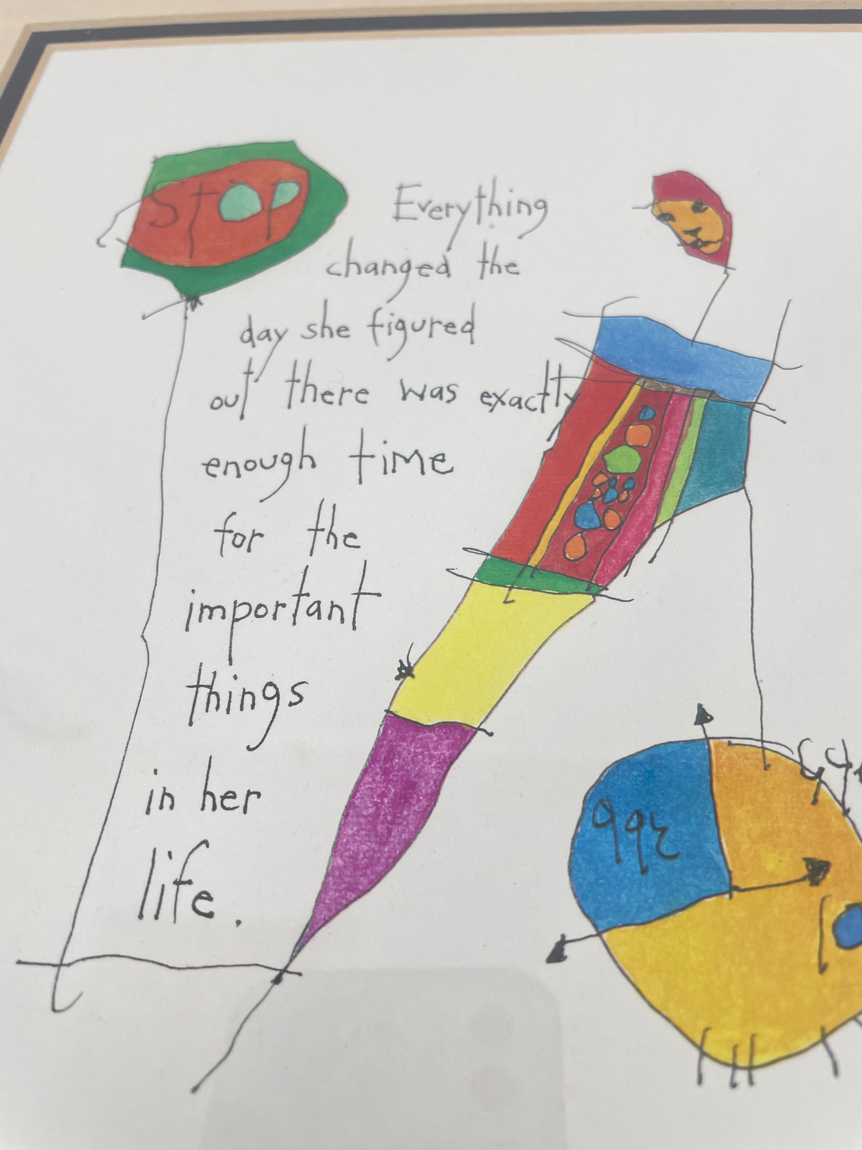 "Enough Time" Reprint by Brian Andreas 11x14 - BinxBerry Consignment